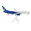 Boeing 737-800 Commercial Aircraft with Flaps Down "Alaska Airlines" White and Blue 1/200 Diecast Model Airplane by GeminiJets - 2 of 4