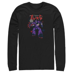Men's Lightyear Emperor Zurg Distressed Long Sleeve Shirt - 1 of 4