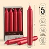 Leor & Lair 6 Inch Mini Taper Candles – Pack of 8 Short Candle Sticks for Dinner, Weddings & Home Décor - 3 of 3