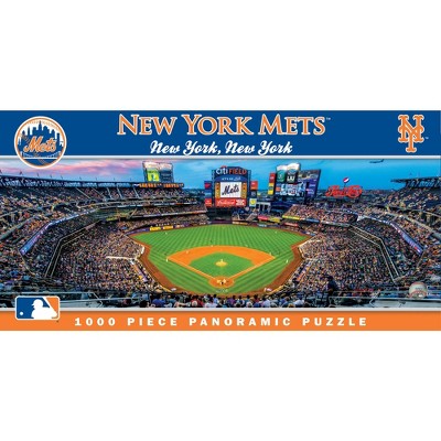 MasterPieces MLB New York Mets 1000 Piece Stadium Panoramic Jigsaw Puzzle