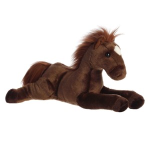 Aurora® Flopsie™ Outlaw the Brown Horse 12 Inch Stuffed Animal Plush - 1 of 4