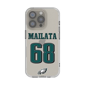 NFL Philadelphia Eagles Players Game Tactic Clear Cell Phone Case for Apple iPhone - 1 of 4