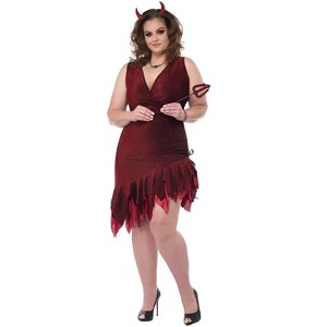 California Costumes Red-Hot & Sizzling Plus Size Women's Costume - 1 of 3