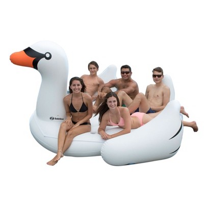 inflatable swan pool toy