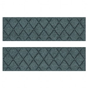 WaterHog 8.5"x30" Set of 4 Argyle Indoor/Outdoor Stair Treads Door Mats - 1 of 4