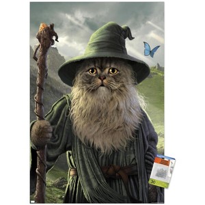 Trends International Vincent Hie - Catdalf Unframed Wall Poster Prints - 1 of 4
