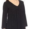 Women's Empire Cut V-Neck Tunic Top - 4 of 4
