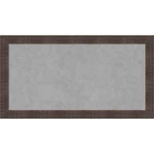 Amanti Art Whiskey Brown Rustic Framed Magnetic Board 26 x 14 in. - 1 of 4
