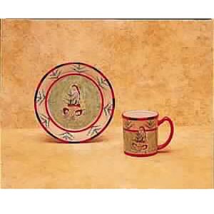 Gallerie II Folk Santa Plate - 1 of 1