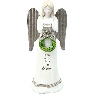 Pavilion Gift Company - Home - 6" Angel Holding Wreath - Decorative Objects - 1 of 4