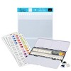 New York Central Watercolor Palette - 24 Empty Half Pans Boxes and Palette with 10 Watercolor Swatch Cards and 2 Swatch Card Sleeves - 2 of 4
