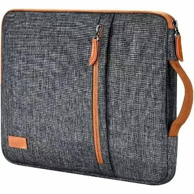 MaseiKar 17.3 Inch Laptop Sleeve Case Water Resistant Notebook Bag with Handle for 17.3" computer/Toshiba, Dark Gray