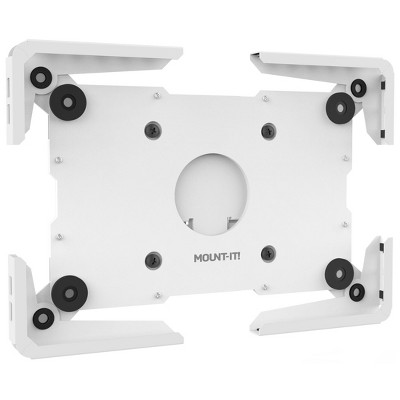 Mount-It! Universal Tablet Wall Mount, Anti-Theft iPad Mount, Enclosure Fits Tablets from 9.7" to 13" Screen Size, Flush Wall Mounting Kiosk, White