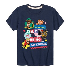 Boys' - Disney - Another Day Of Being Awesome Short Sleeve Graphic T-Shirt - 1 of 4