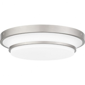 Quoizel Lighting Cromwell 1 - Light Flush Mount in  Brushed Nickel - 1 of 4