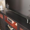 TV Stand with LED Lights, Farmhouse Entertainment Center for 55-65 Inches TV, TV Console Table with Storage Cabinets & Open Shelves for Living Room - 4 of 4