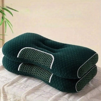 Aghana Digitals Butterfly-Shaped 3D Knitted Cotton Massage Pillow with Slow-Rebound Memory Foam for