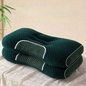 Aghana Digitals Butterfly-Shaped 3D Knitted Cotton Massage Pillow with Slow-Rebound Memory Foam for - 1 of 4