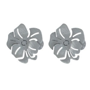 Evideco French Home Goods Set of 2 Metal Curtain Tiebacks – Elegant Poppy Flower Design Clip – No Installation Required - 1 of 4