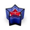 3oz Ribbed Star Glass Candle Blue - Bullseye's Playground™ - 2 of 3