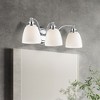 Livex Lighting Somerville 3 - Light Vanity in  Polished Chrome - 3 of 4