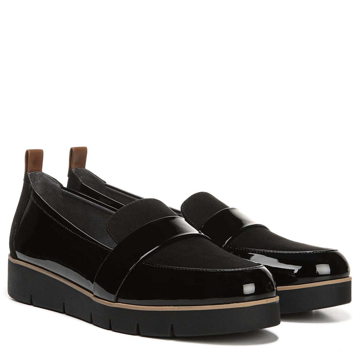 Женские туфли Dr. Scholl's Women's Webster Slip On Loafer Black Smooth 8 M — фото 2
