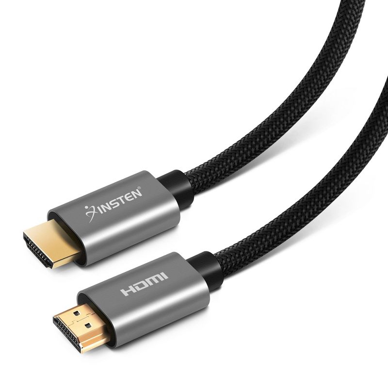 Insten - 1.5 Feet HDMI Male to Male Cable, 2.1 Version, 8K 60Hz, 48Gbps, Gold Connectors, Nylon Braided, 5 of 9