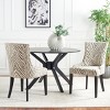 Lester 19" H Dining Chair With Nail Head Trim (Set of 2) - MCR4709 - Safavieh Couture - 3 of 4