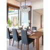 Elegant Lighting Mila 18 inch pendant in black - 2 of 4