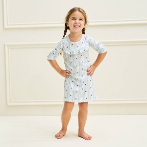 Toddler Girls' Holiday Mistletoe Long Sleeve Nightgown