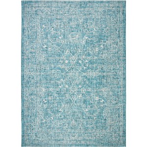 Courtyard CY8680 UV & Stain Resistant Non-Shedding Power Loomed Indoor/Outdoor Rugs - Safavieh - 1 of 4