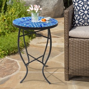 Saint Birch Lori Mosaic Folding Side Table - 1 of 3