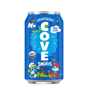Cove Smurfberry Probiotic Soda - 12 fl oz Can - 1 of 1