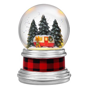6" Camper Animated Snow Globe - Haute Décor - 1 of 3