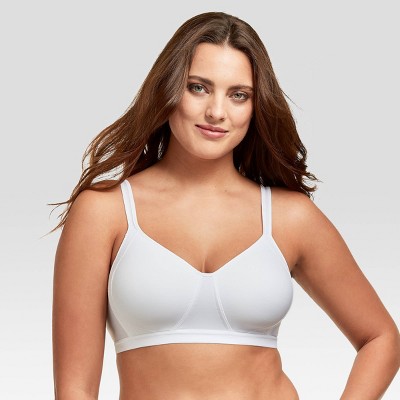 hanes cotton wireless bra