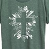 Women's - Instant Message - Foliage Cross Short Sleeve Graphic T-Shirt - 2 of 4