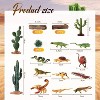TEMI 26-Piece Desert Animals Diorama Kit with Reptiles and Cactus Models, Educational Learning Set - 2 of 4