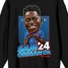 Ted Lasso #24 Sam Obisanya Men's Black Crew Neck Graphic Sweatshirt - 2 of 3