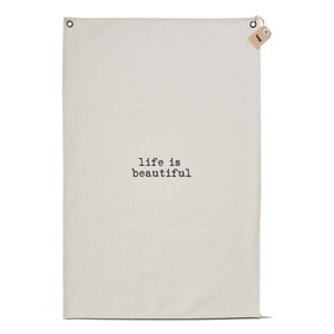 tagltd Life Is Beautiful Wall Art 30 x 20 x 1 Inches. - 1 of 2