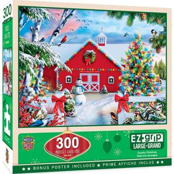 MasterPieces Inc Country Christmas 300 Piece Large EZ Grip Jigsaw Puzzle