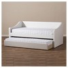 Twin Barnstorm Modern and Contemporary Fabric Upholstered Daybed with Guest Trundle Bed - Baxton Studio - 4 of 4