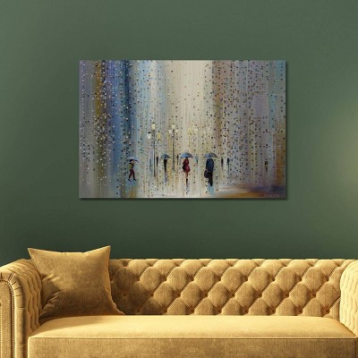 Under A Rainy Sky Giclée Canvas Landscape Wall Art