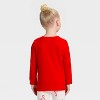 Toddler Girls' Holiday Long Sleeve Graphic T-Shirt - Cat & Jack™ Red - 3 of 4