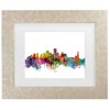 Trademark Fine Art Michael Tompsett New Orleans Louisiana Skyline Matted Framed Art - 2 of 4