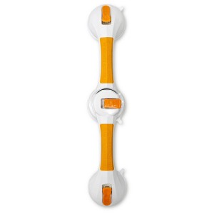 McKesson White Plastic Wall Mounted Rotating Suction-Cup Grab Bar 9.75" L 146-RTL13084, 3 Ct - 1 of 3