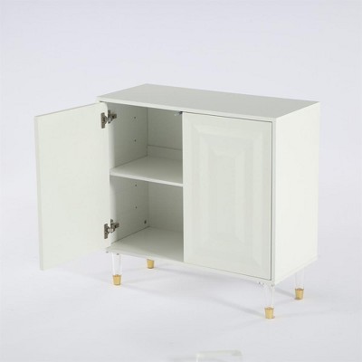Resenkos Sideboard Buffet, Kitchen Storage Cabinet,63" Sideboard Buffet, Modern Kitchen Accent Cabinet with 4 Doors,White