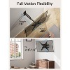 UL-Listed Full Motion TV Wall Mount for 26-60" TVs, Articulating Arms, Swivel, Tilt & Extension, VESA 400x400, Supports LED/LCD/OLED Up to 77 lbs - 2 of 4