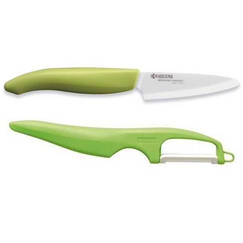 Kuhn Rikon 4-inch Nonstick Colori Serrated Paring Knife Green : Target