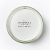  Clear Glass Cypress & Juniper Candle White - Threshold™ designed with Studio McGee - image 4 of 4