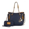 MKF Collection Lina Vegan Leather Shoulder Bag and Wallet by Mia K - 2 of 4